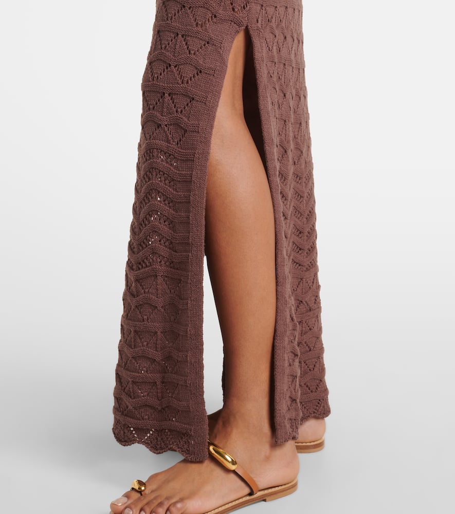 Rey crochet cotton-blend maxi dress