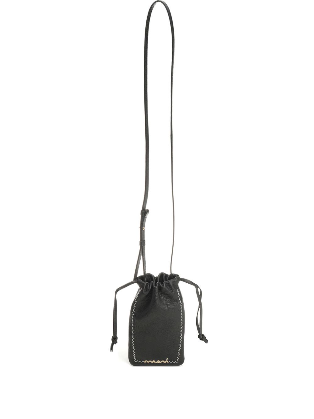 Drawstring mini bag - Black