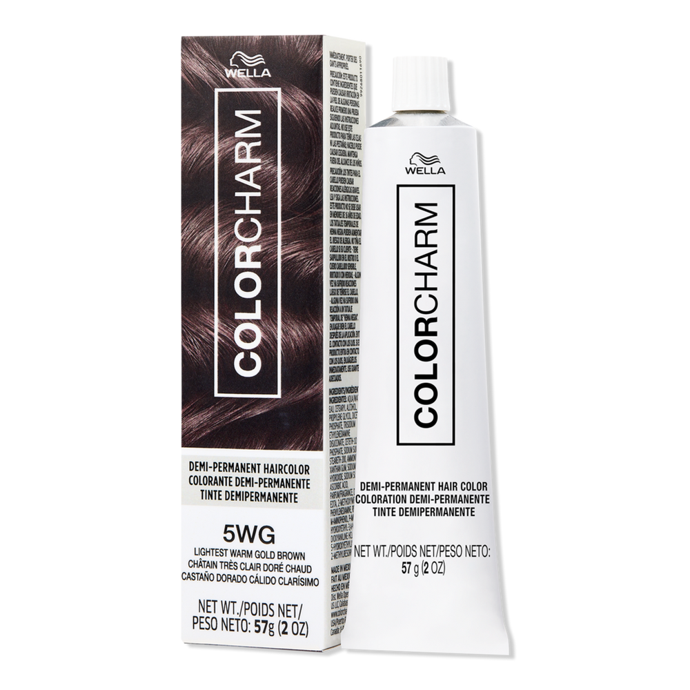 Colorcharm Demi-Permanent Cream Hair Color - 5WG Lightest Warm Gold Brown