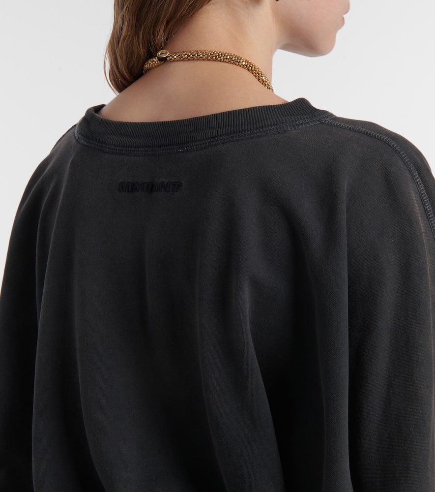 Sandrina cotton jersey sweatshirt dress