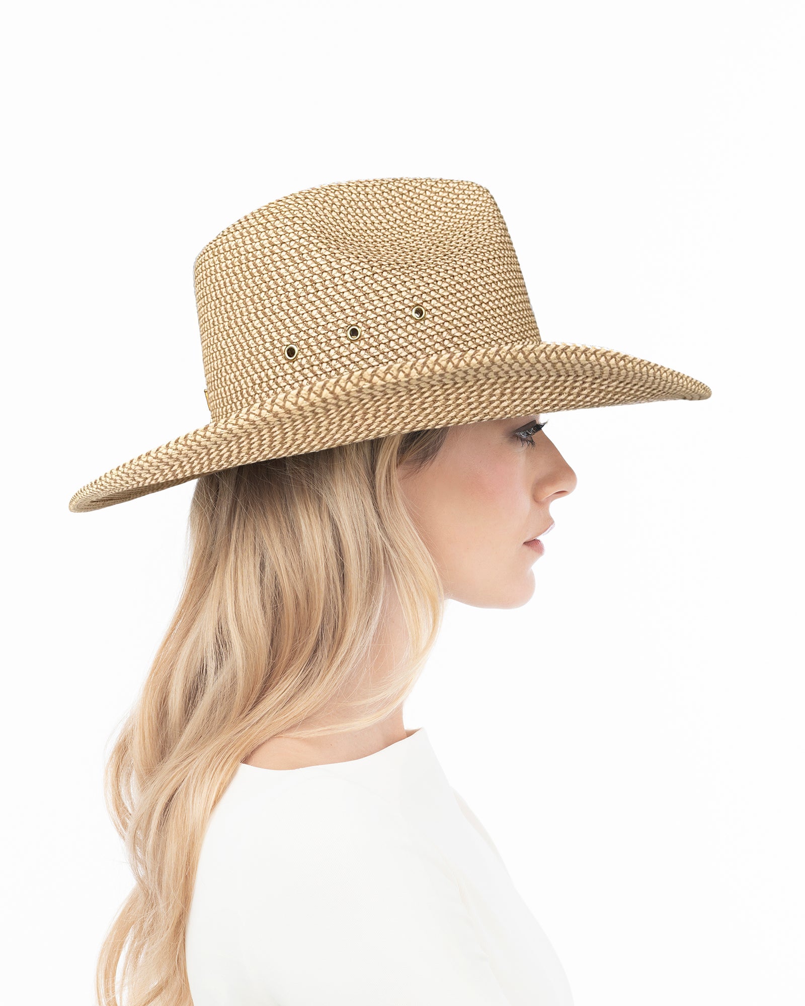 Women's Western Hat - OriginalPeanut, Adjustable, UPF 50+, Elasticized Inner Band