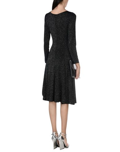 Woman Midi dress Black Size 8 Acetate, Elastane