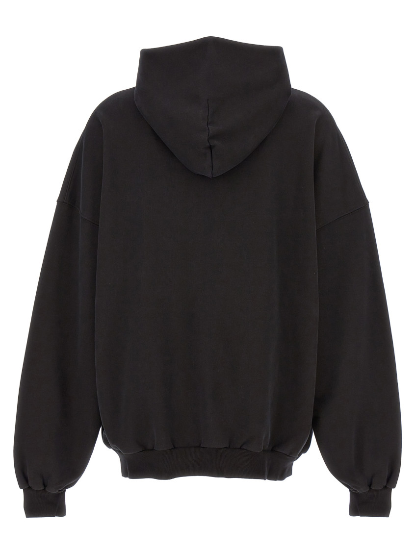 Black Cotton Sweatshirt