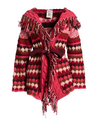 Woman Cardigan Magenta Size S Wool, Polyamide, Polyester, Alpaca wool