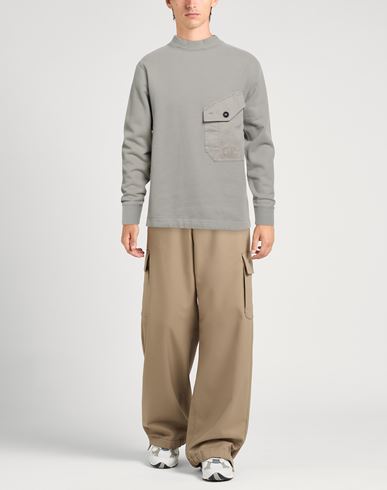 C. p. Company Man Sweatshirt Light grey Size S Cotton