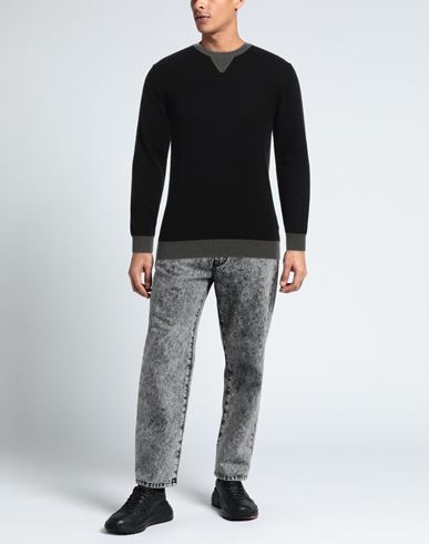 Man Sweater Black Size S Wool, Cashmere