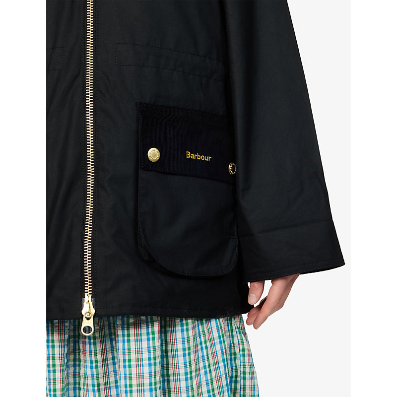 Womens Treeton Waxed-Cotton Jacket