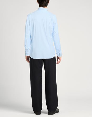 Man Shirt Azure Size 46 Polyamide, Elastane