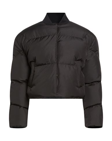 Woman Puffer Black Size 2 Polyester