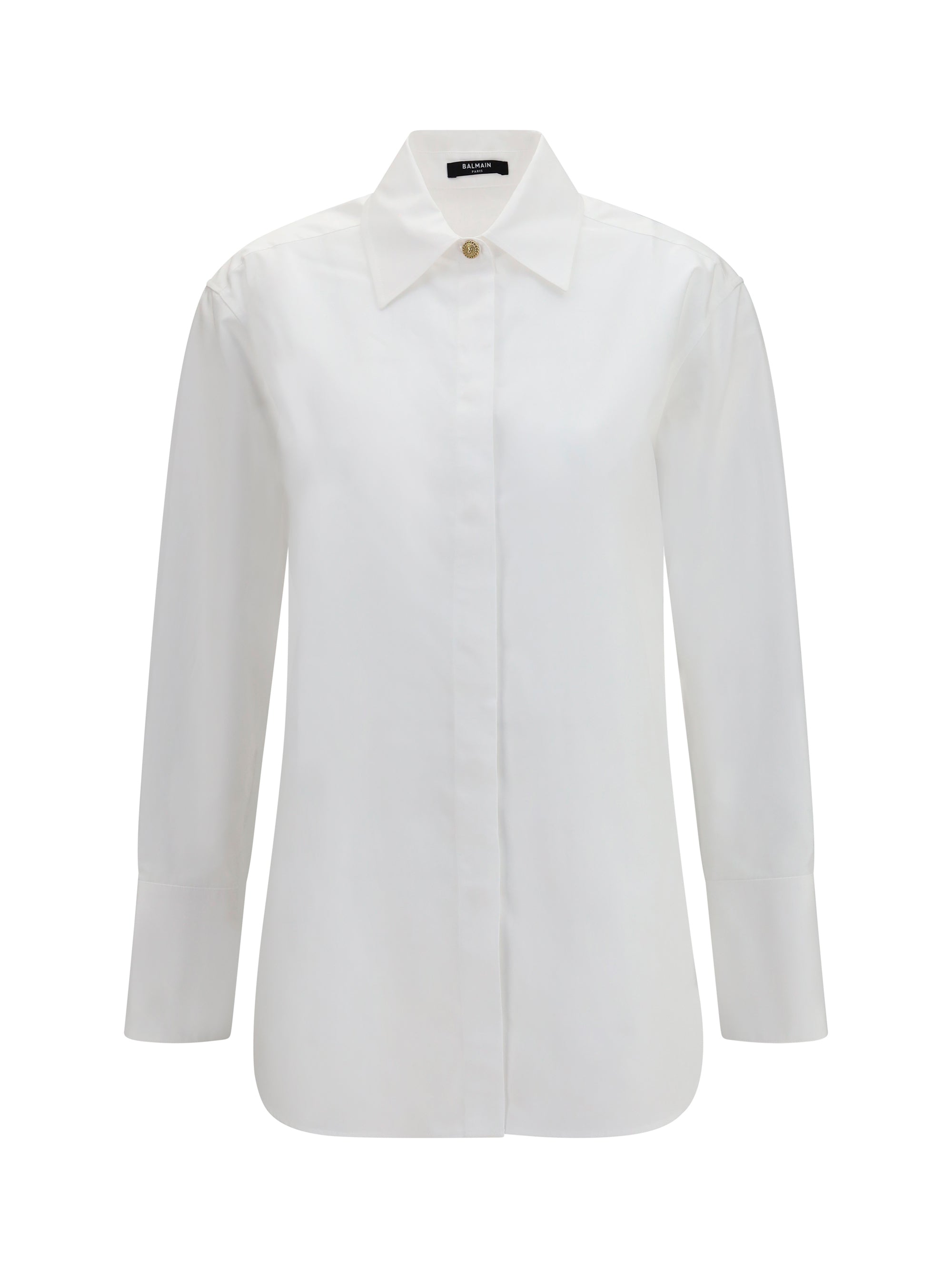 Cotton Poplin Shirt — White