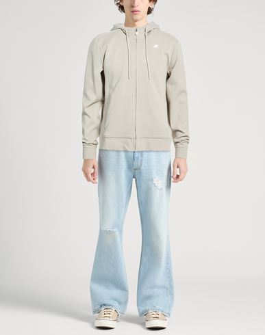 Man Sweatshirt Beige Size L Cotton, Polyester, Elastane