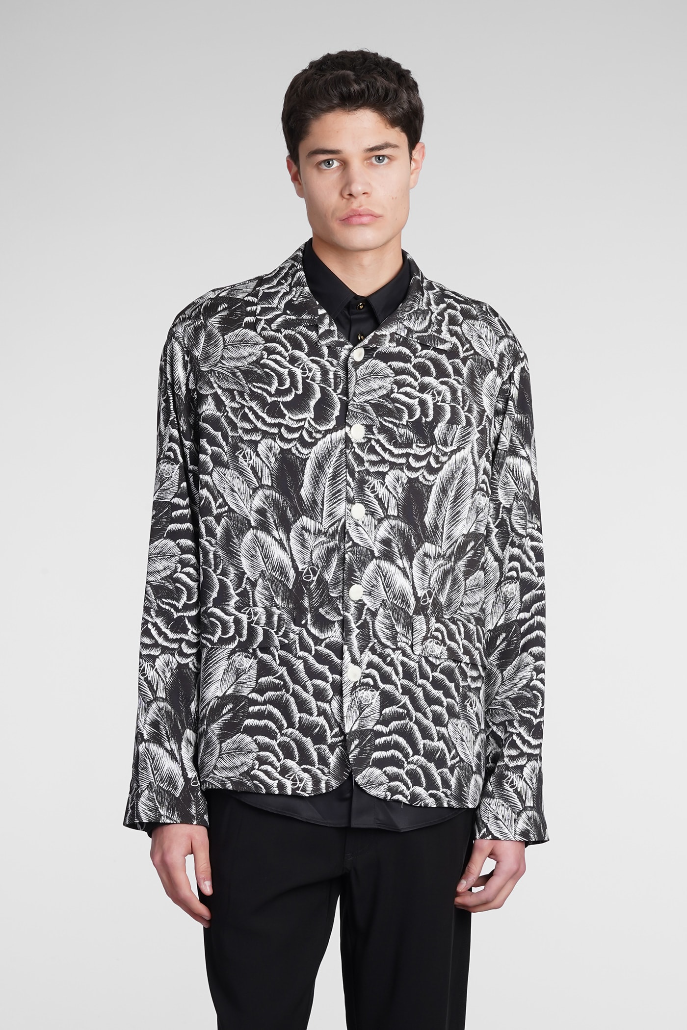 Shirt In Black Viscose