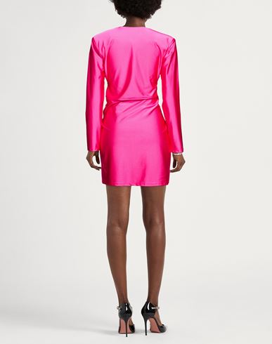 P. a.r. o.s. h. Woman Mini dress Fuchsia Size M Polyamide, Elastane