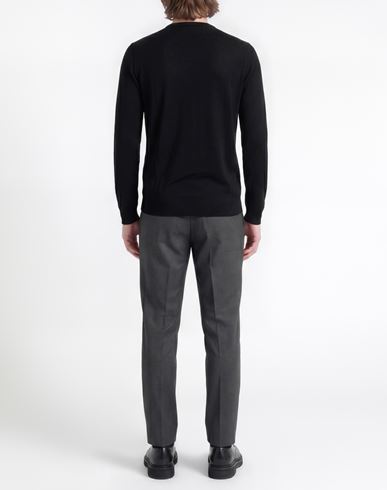 Man Sweater Black Size M Wool, Acrylic