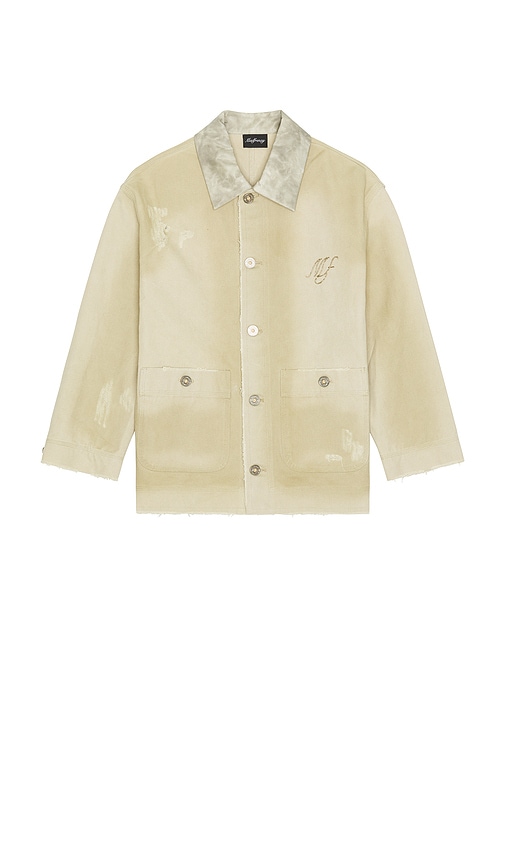 MADFRENZY Work Jacket in Beige. - S also in L, M, XL/1X