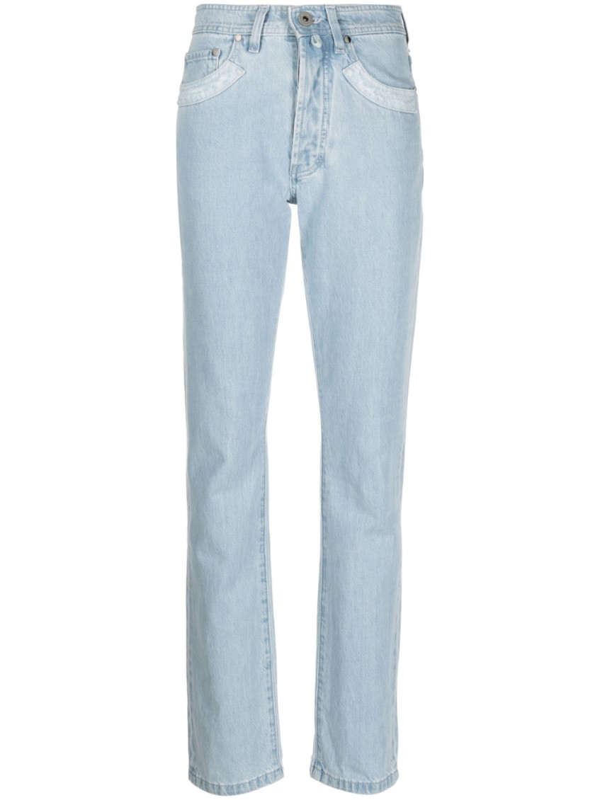 - Patchwork Organic Cotton Jeans