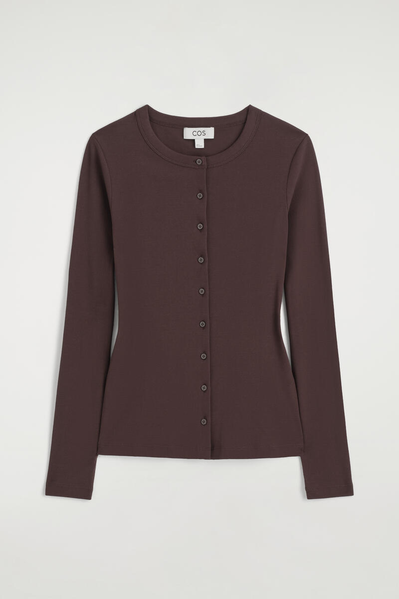 Jersey Cardigan Top