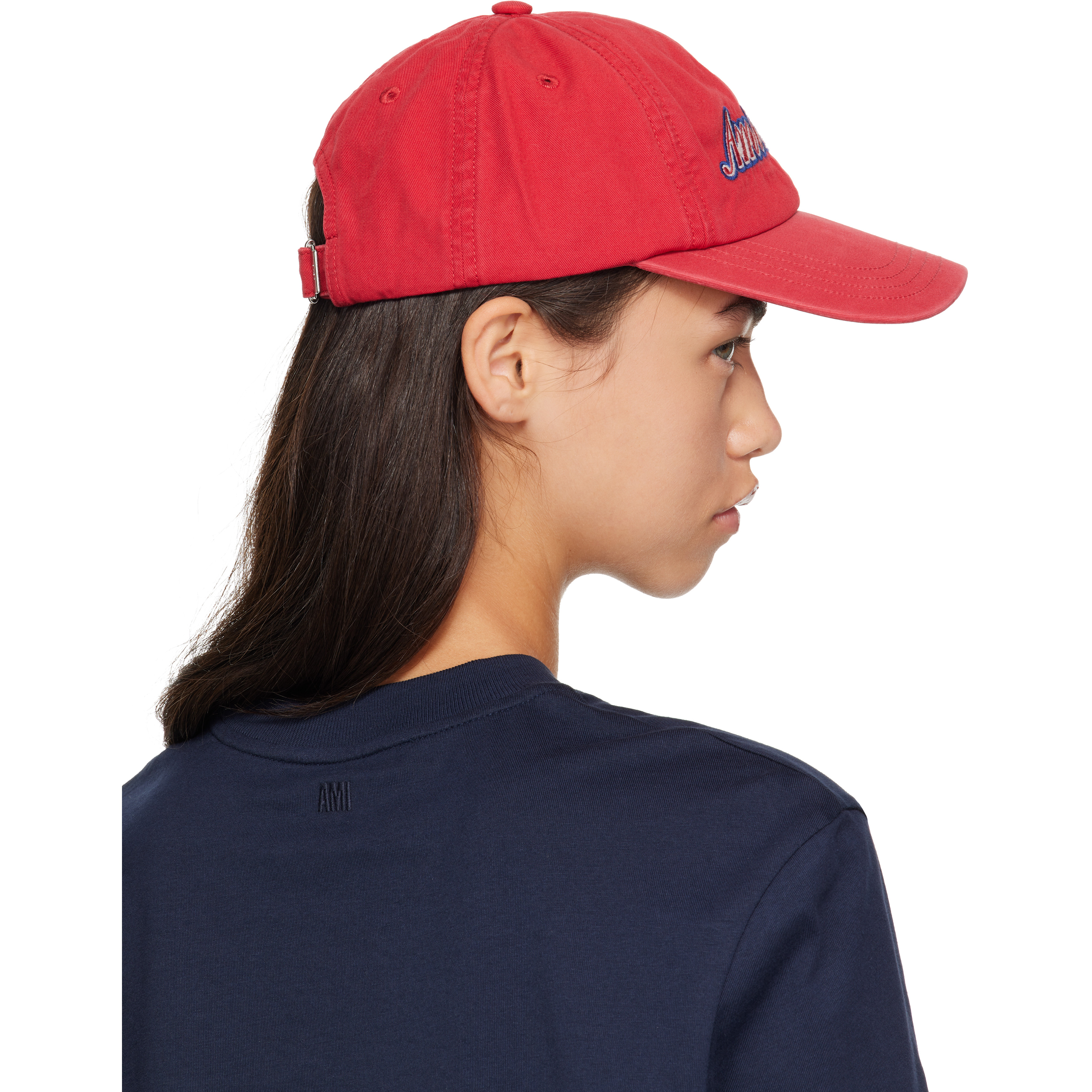 Red Cotton '' Embroidery Cap