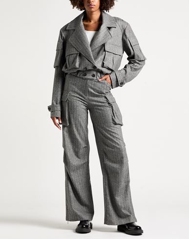 Woman Suit Grey Size S Wool, Cashmere