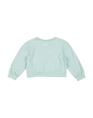 Kid Girl Sweatshirt Light green Size 12 Cotton, Elastane