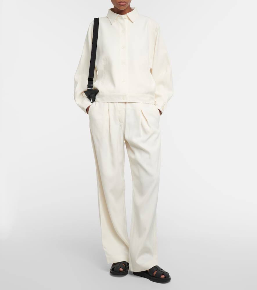CO Pleated wide-leg pants