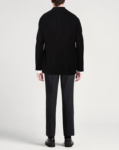 Man Blazer Black Size 36 Virgin Wool