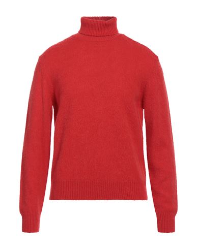 Man Turtleneck Red Size S Acrylic, Wool, Alpaca wool
