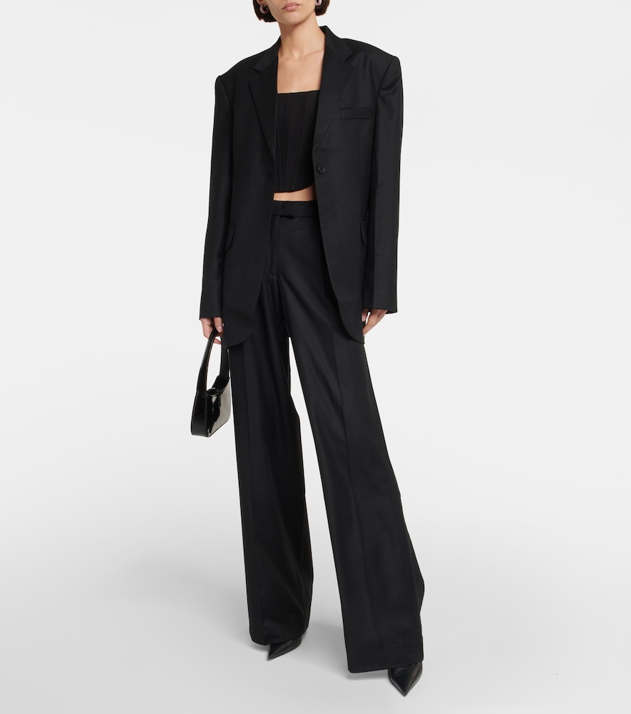 Aya Muse Conso low-rise wide-leg wool pants