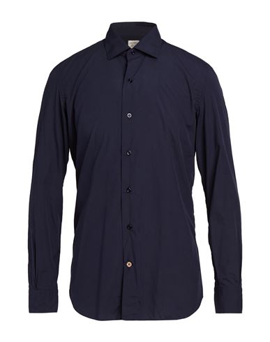 Man Shirt Navy Size 15 ¾ Cotton