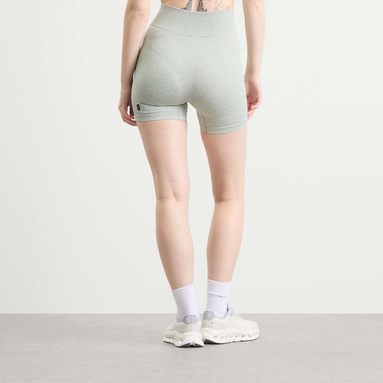 Women's Studio Knit Cycling Shorts Mineral Heather
