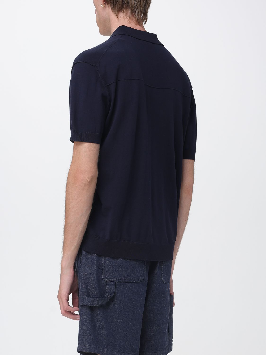 Jacket Men color Indigo