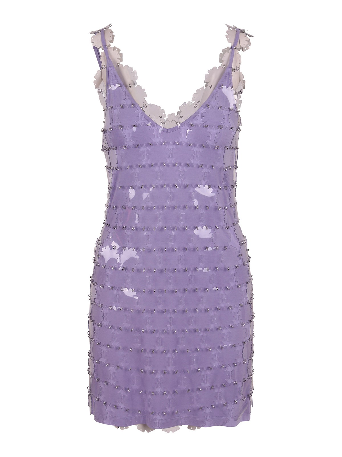 Full sequined short dress