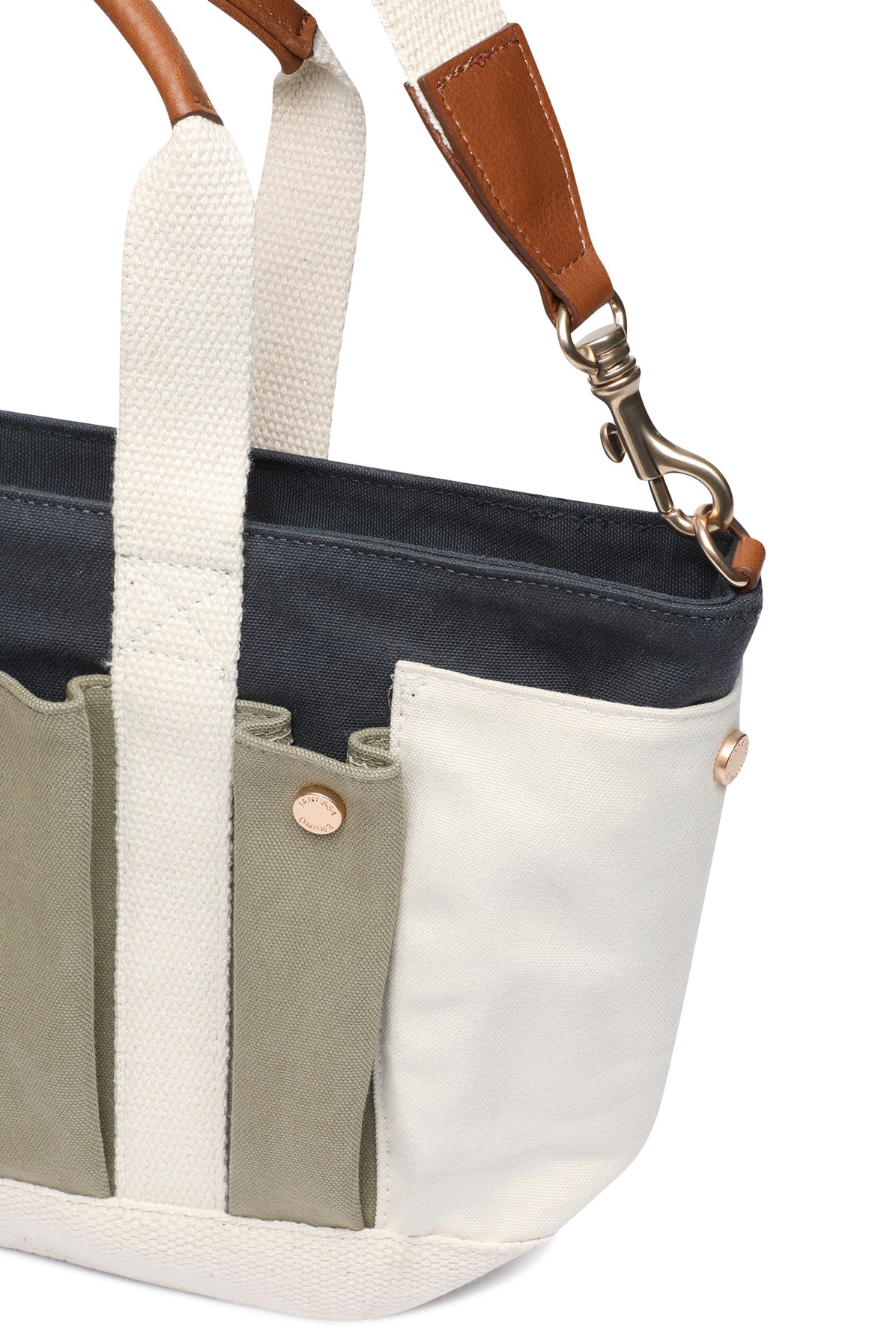 Multi-Pocket cabas tote