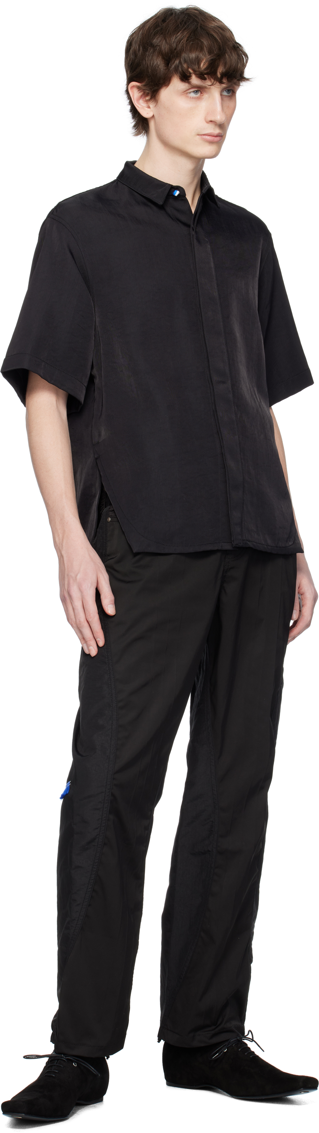 ADER error Black Half Sleeve Product. 57 Shirt