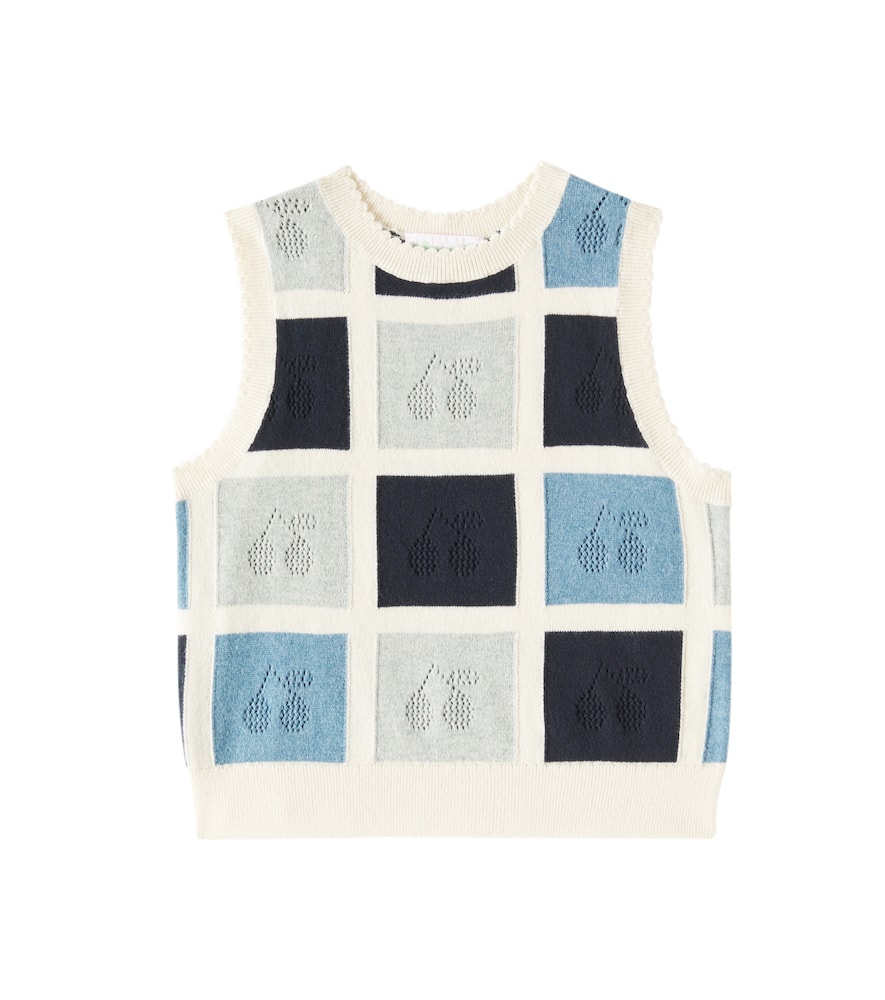 Elda cotton and cashmere sweater vest