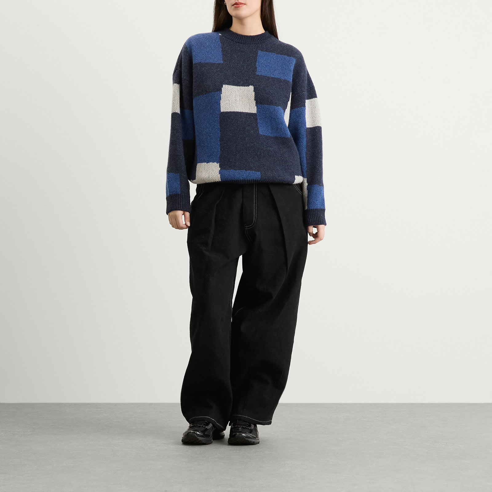 Women's Patch Jumper Inkt