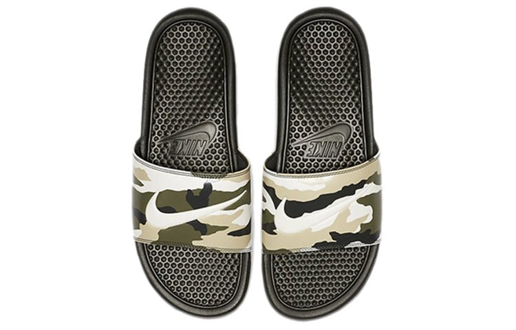 Benassi Jdi Print Military Green Unisex Slippers 'Sequoia'