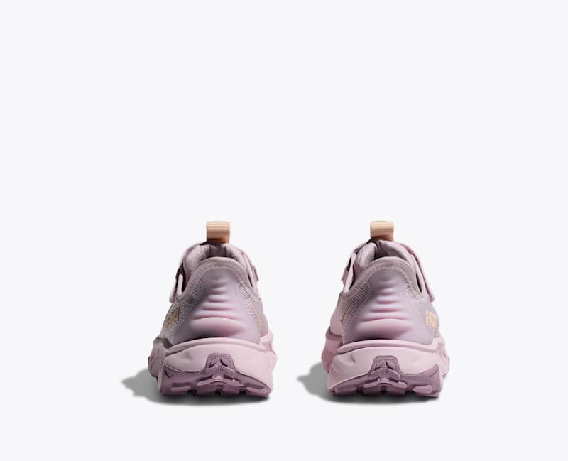 HOKA Transport Freedom Shoes in Lilac Cream/Tangerine Glow