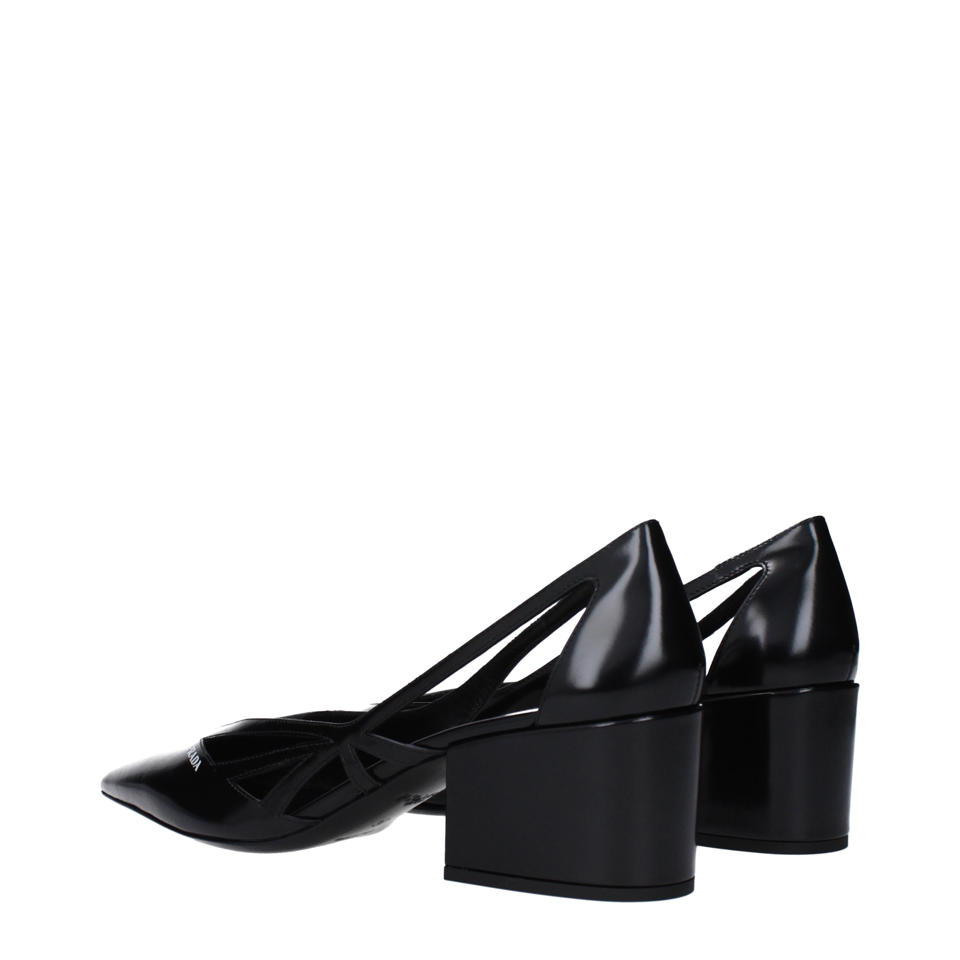 Prada Women's Leather Sandals Black