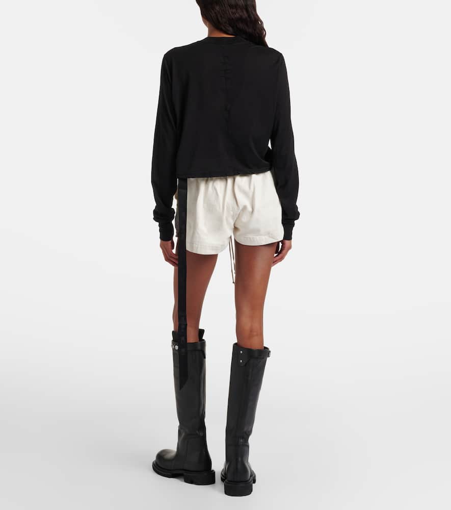 Cotton jersey shorts