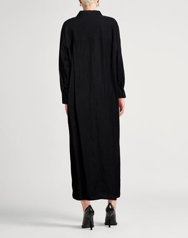Woman Midi dress Black Size S Viscose