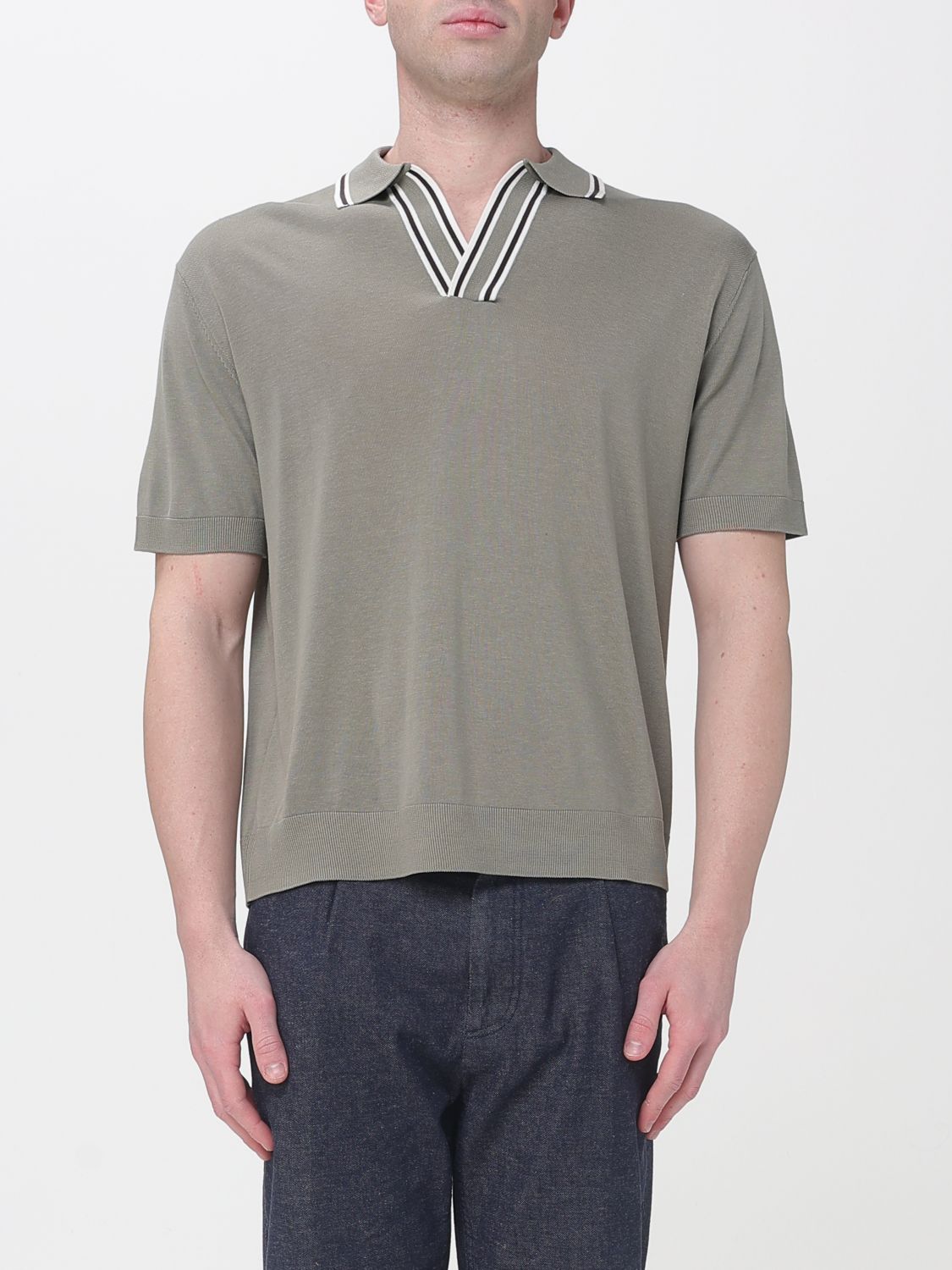 Sweater Men color Mud
