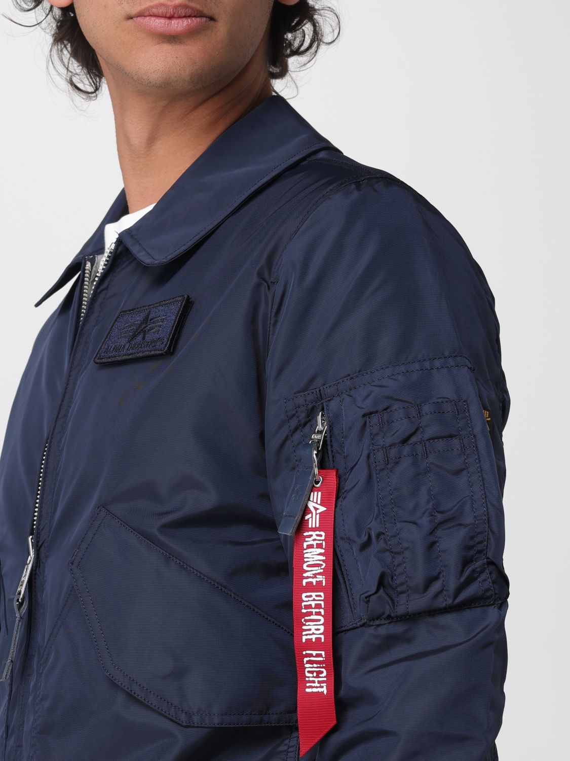Jacket Men color Blue