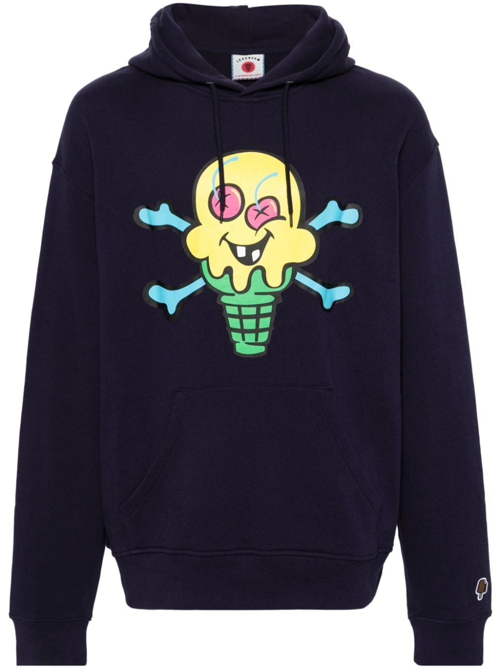 - Cones & bones Printed Hoodie