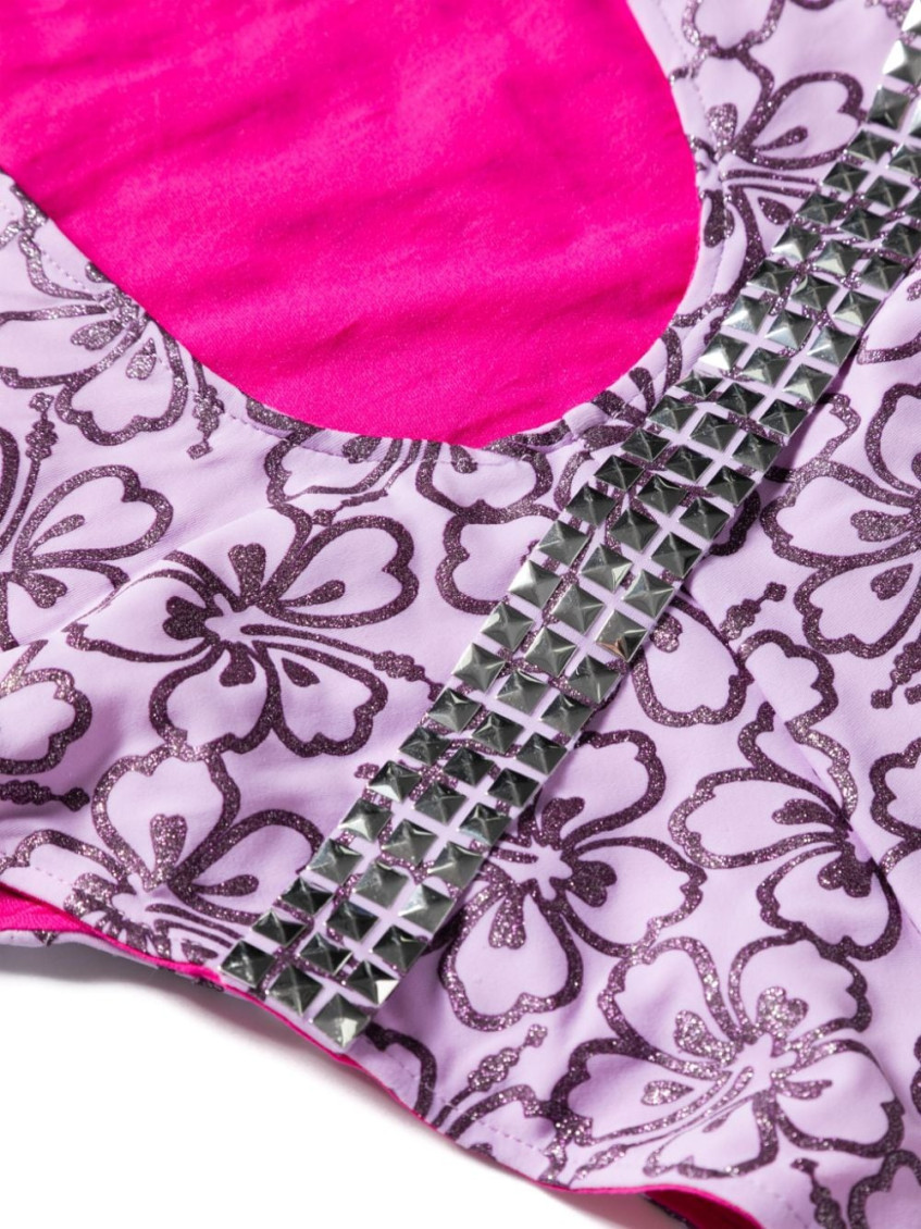 Light Purple Fabiana Belted Swimsuit