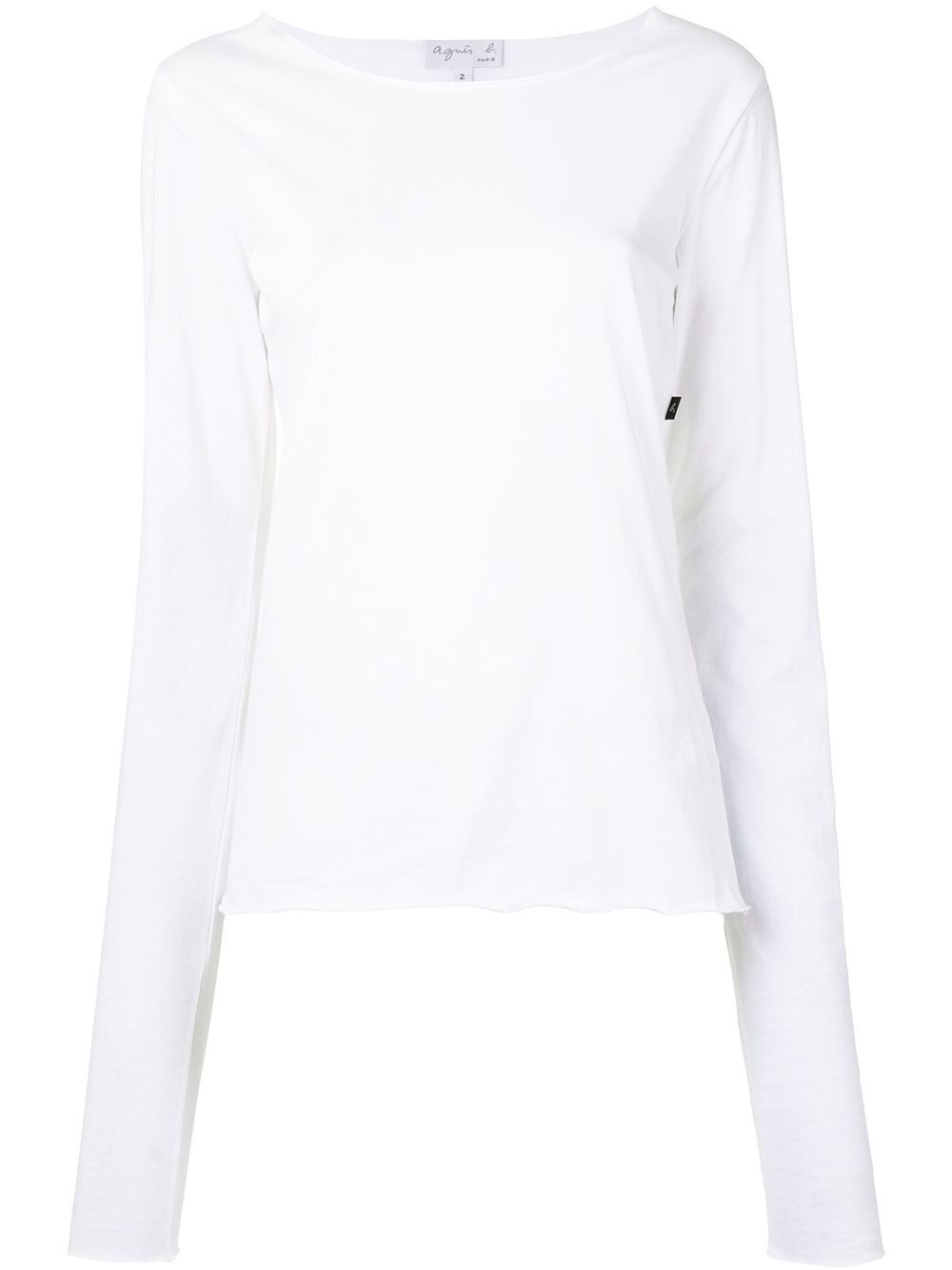 Ultra long-sleeved T-shirt - White