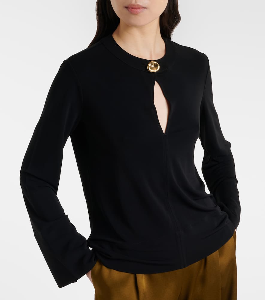 Fabiola jersey blouse