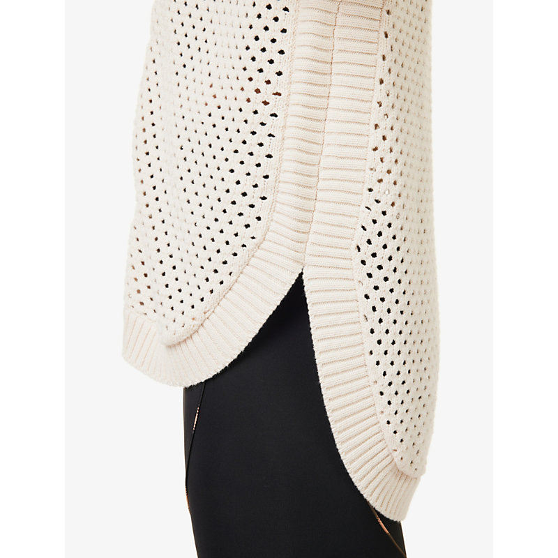 Womens Whitecap Grey Finn Knitted Cotton Jacket