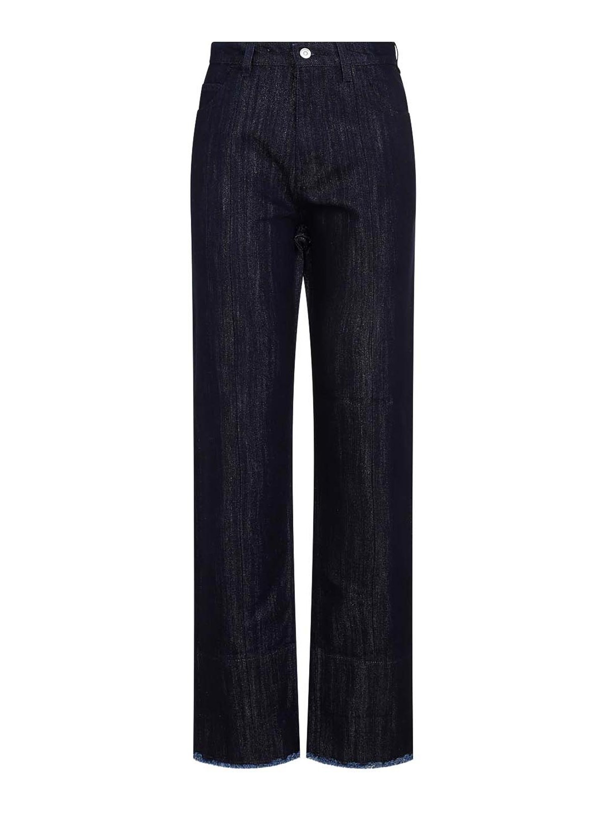 Cropped High Waist Tapered Jeans