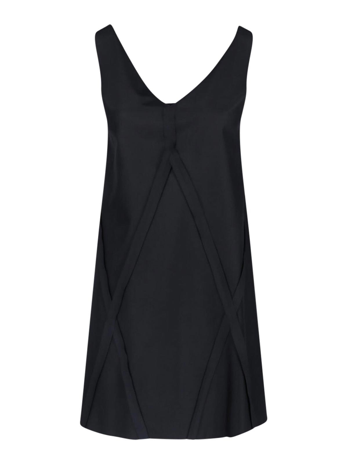 Maison Margiela - knee length dress a line v neckline